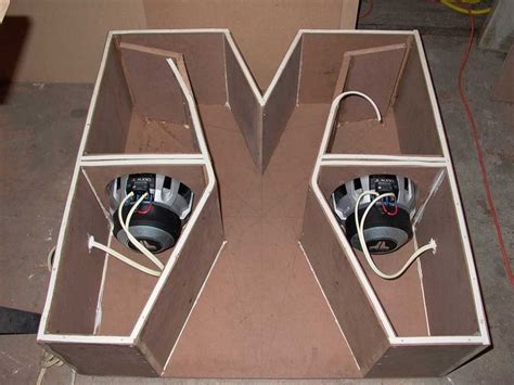 sheet metal subwoofer box|homemade subwoofer box design.